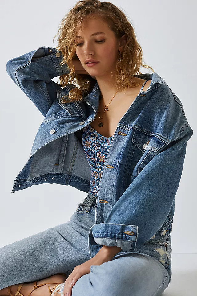 AGOLDE Charlie Oversized Denim Jacket | Anthropologie (US)