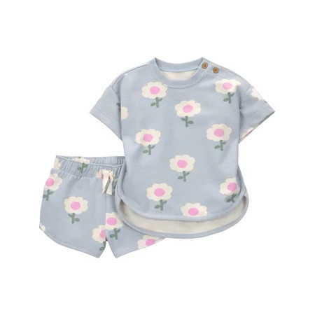 Carter's Child of Mine Baby Girl Outfit Set, 2-Piece, Sizes 0/3-12 Months | Walmart (US)