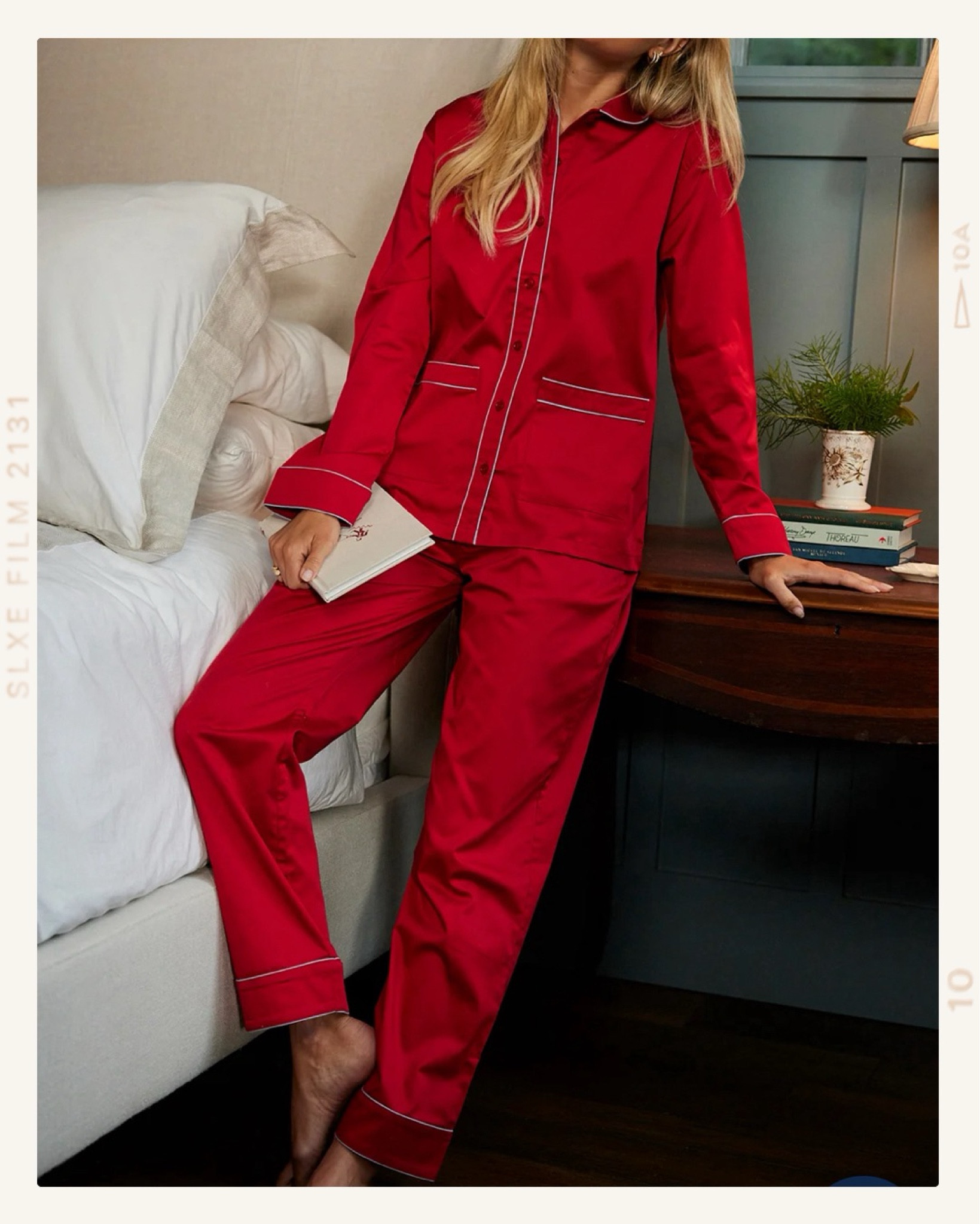 Treating myself to these 50% off Lake Pajamas for the holidays 🎄♥️ the silver blue piping is so elegant with the scarlet! (And perfect for postpartum)

#LTKSaleAlert #LTKBump #LTKSeasonal