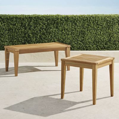 Teak Tables in Natural Finish | Frontgate