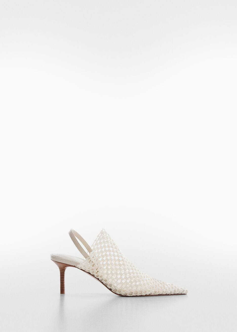 Net sling back shoes -  Women | Mango USA | MANGO (US)