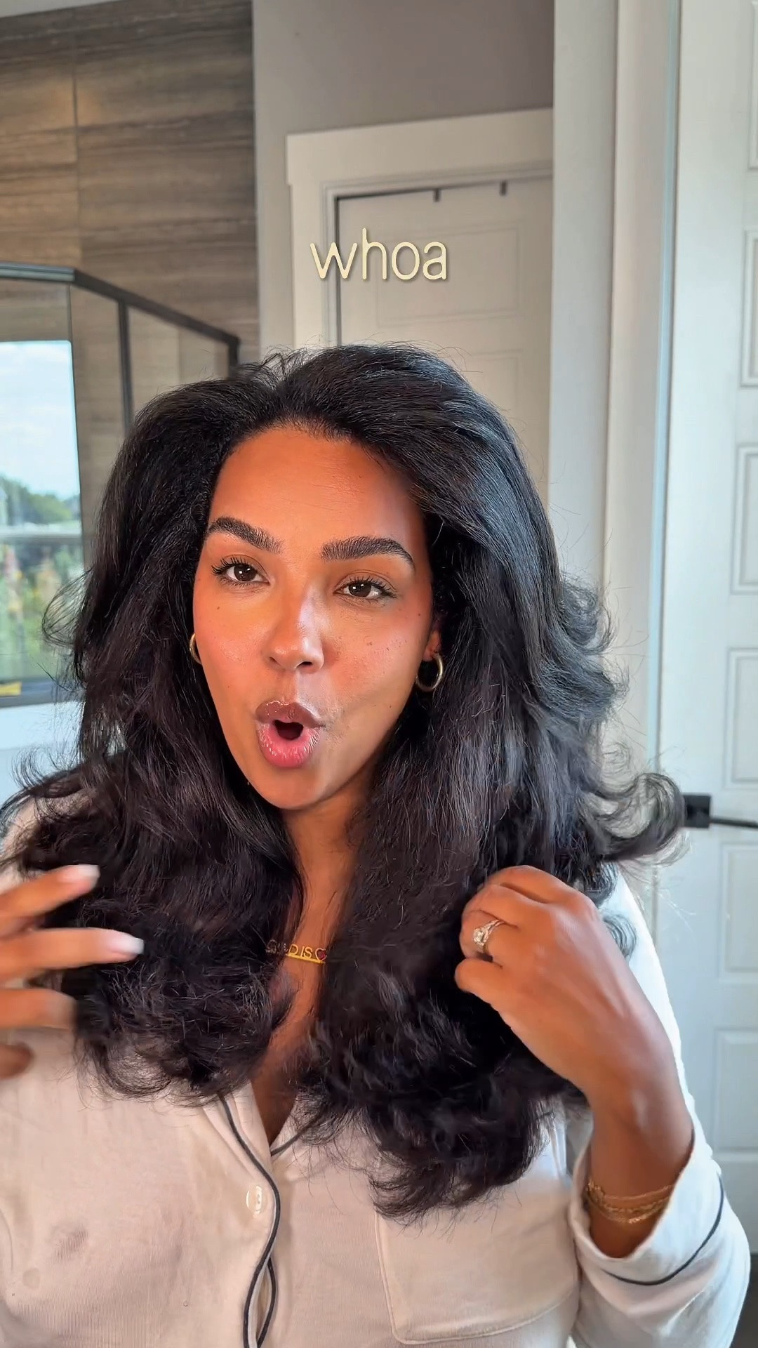 An unexpected turn to a “failed” roller set 🤣🤭

That @t3micro aire 360 styler with the round brush attachment?! Oh, she LIKE that! 😍