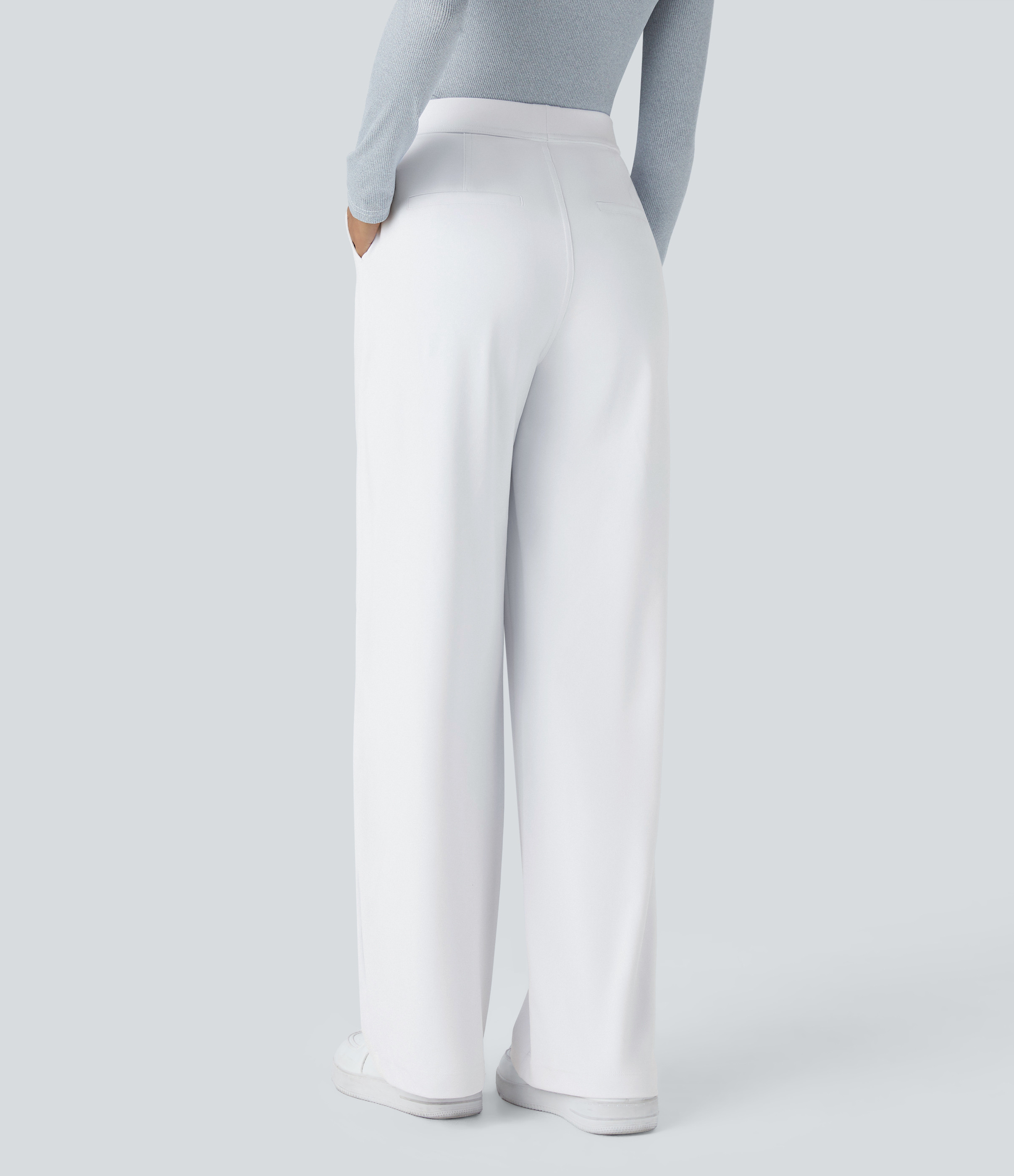 Halara Flex™ DayStretch High Waisted Pocket Straight Leg Work Pants | HALARA