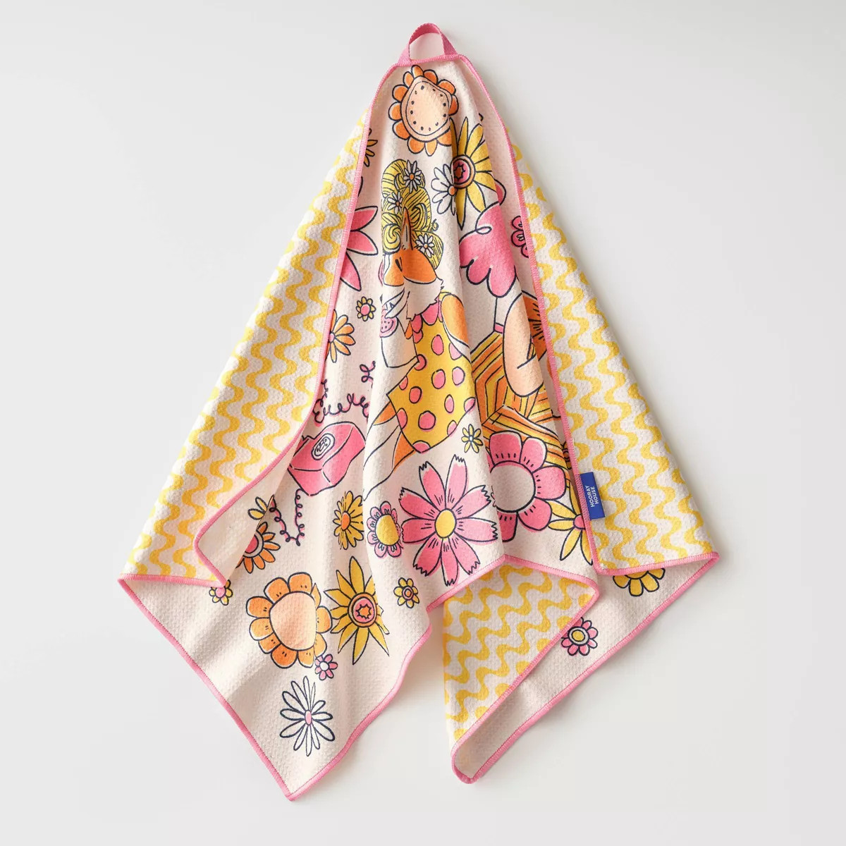 Hooray House Quick Dry Waffle Pet Towel - Corgi | Target