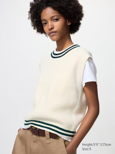 Crew Neck VestColour: 01 OFF WHITESize: Women SXXSXSSMLXLXXLFind my sizeGet help with
finding you... | UNIQLO (UK)