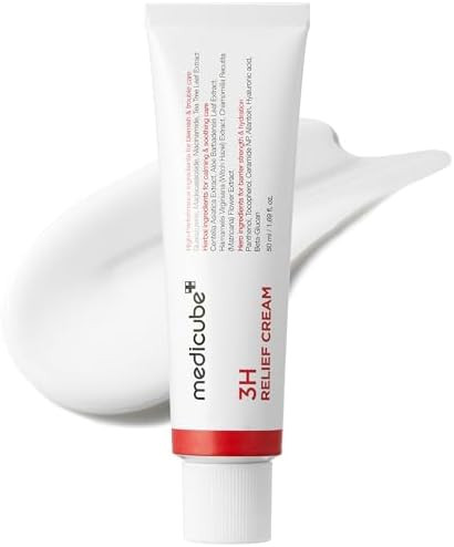 medicube 3H Daily Relief Cream | Daily Soothing Moisturizer for All Skin Types | Lightweight Comf... | Amazon (US)