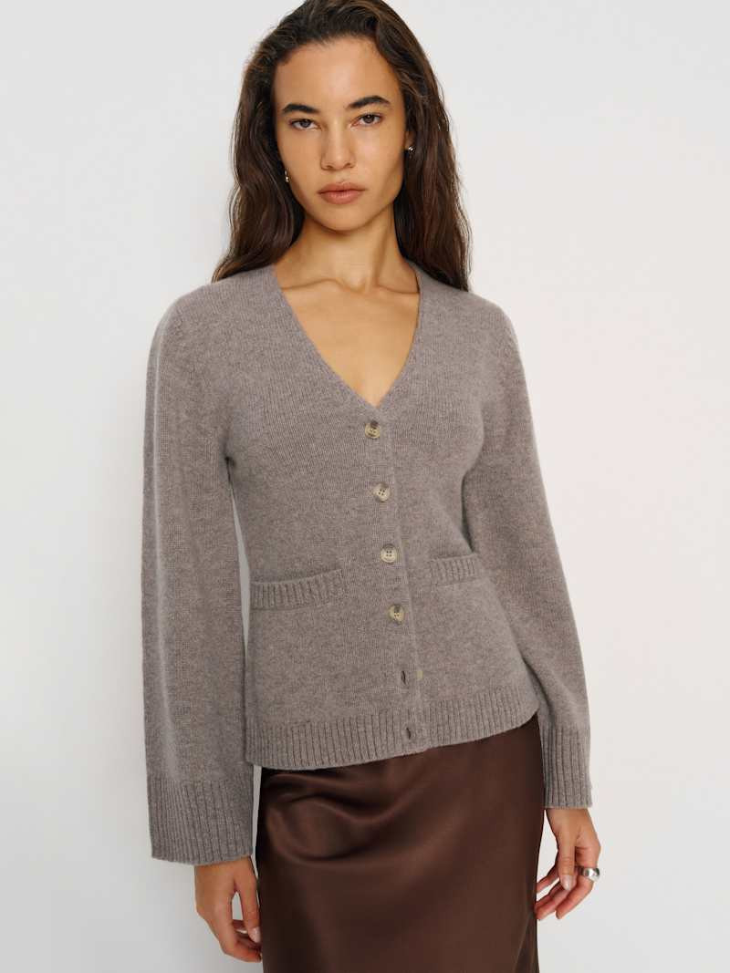 Holden Regenerative Wool Cardigan | Reformation (Global)