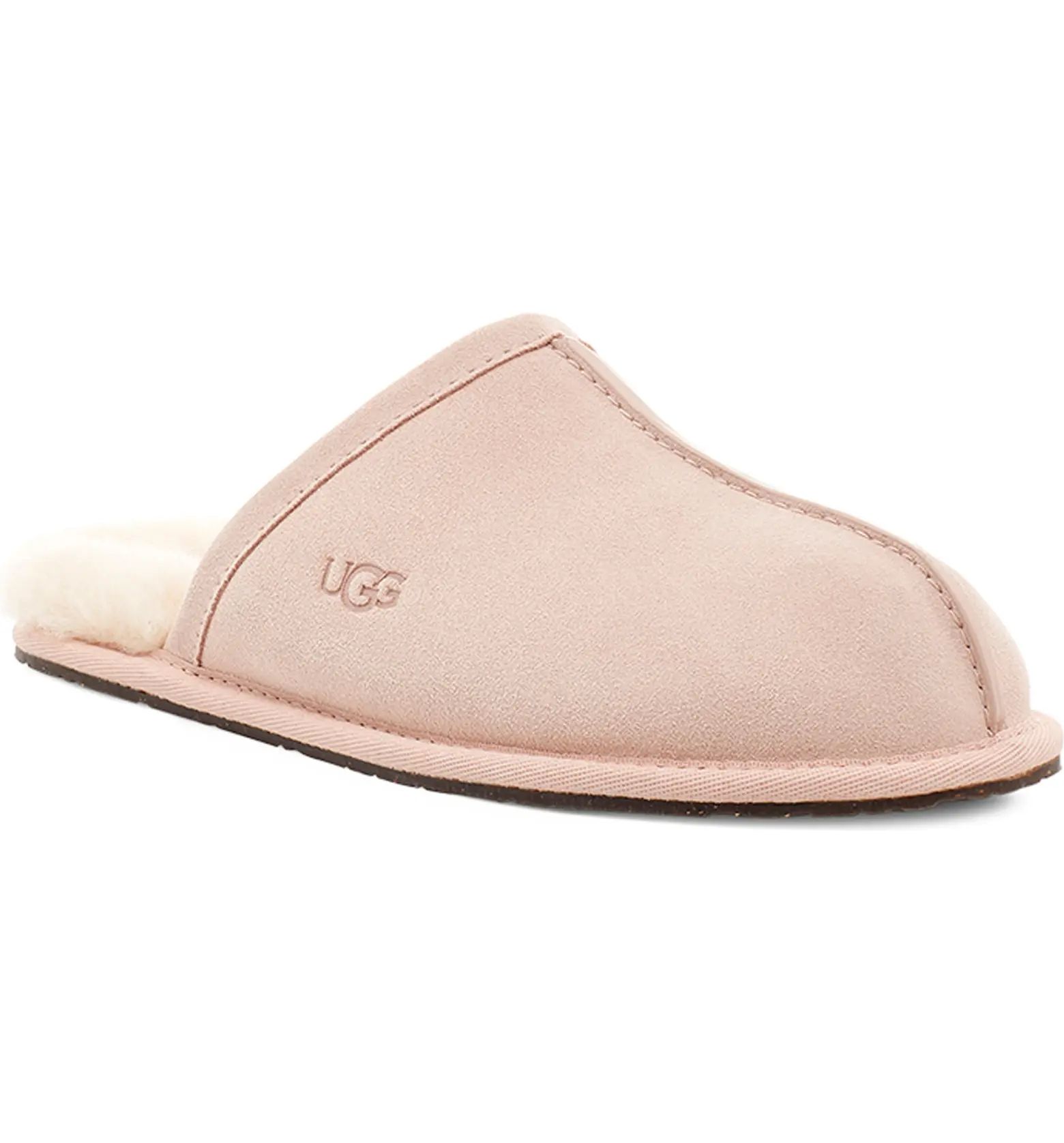 UGG® Pearle Faux Fur Lined Scuff Slipper | Nordstromrack | Nordstrom Rack