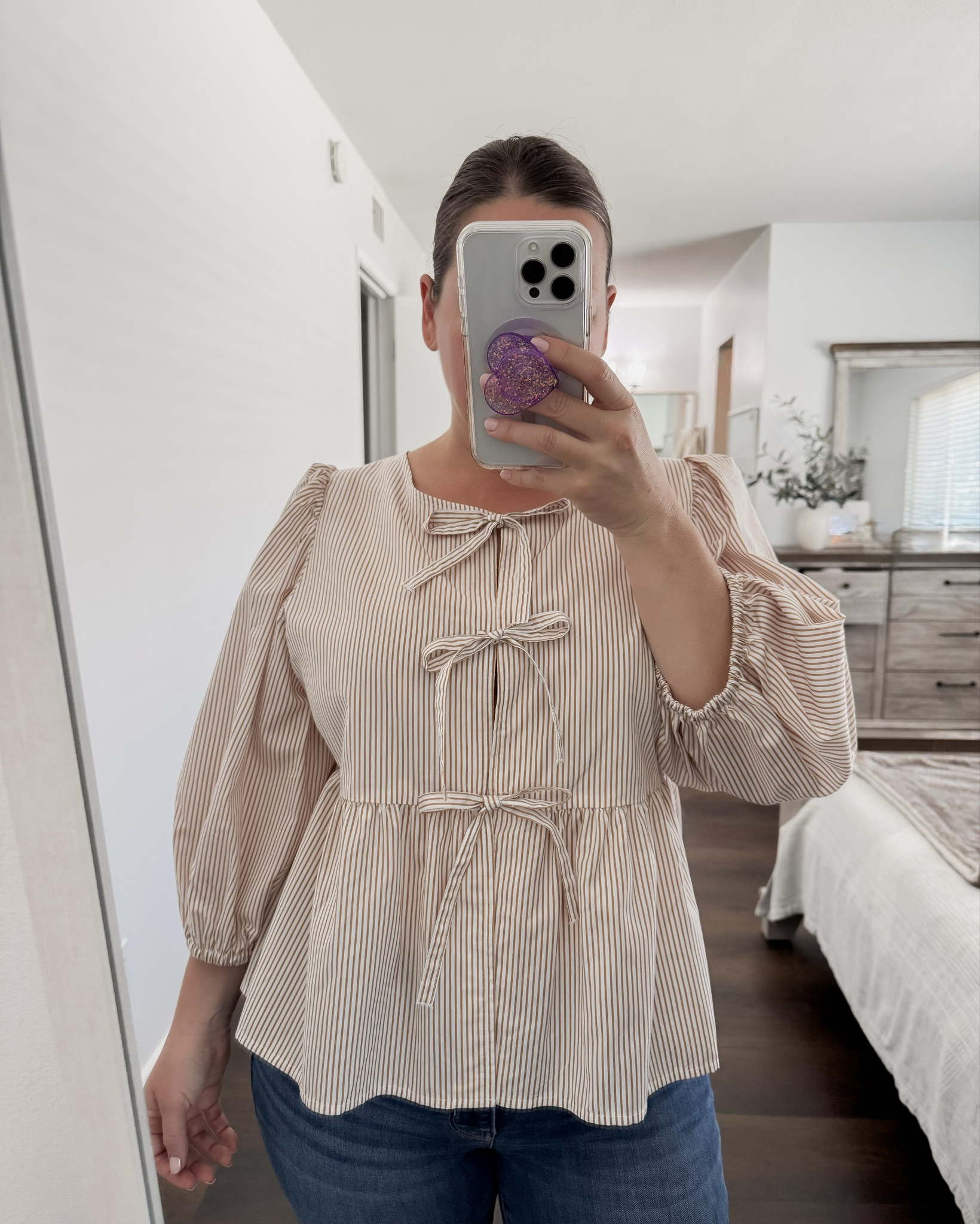 Women’s Peplum Front Tie Top 🤍

#LTKPetite #LTKOver40 #LTKSaleAlert