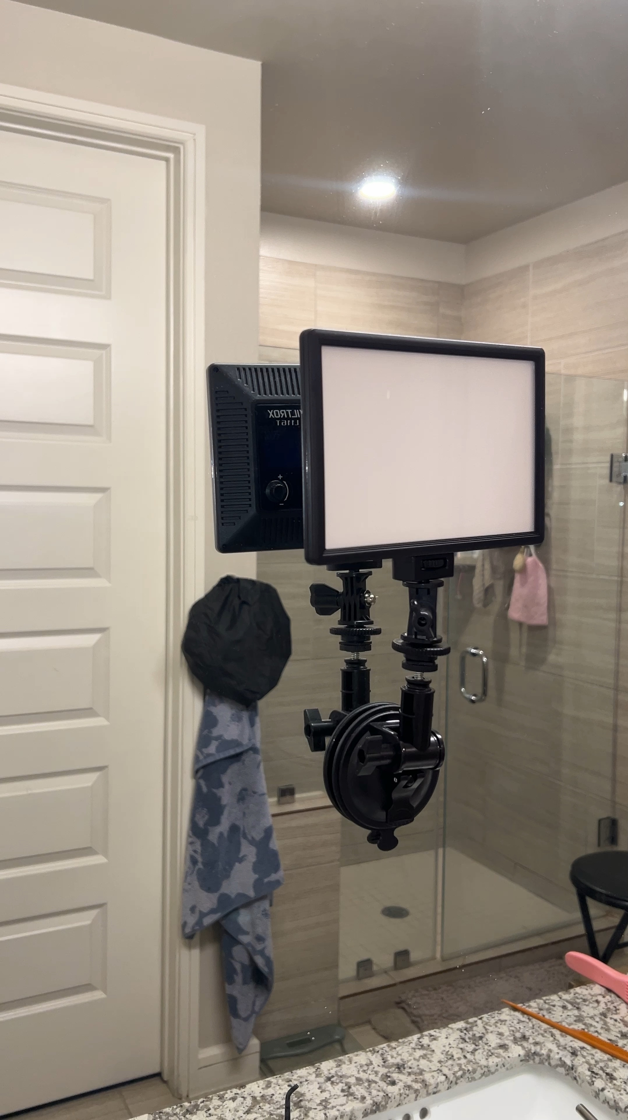 Bathroom lighting set up for content creation.  

#filmingsetup #contentcreatoon #ugc 

#LTKVideo