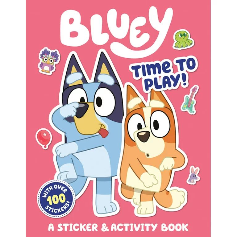Bluey: Bluey: Time to Play! : A Sticker & Activity Book (Paperback) - Walmart.com | Walmart (US)