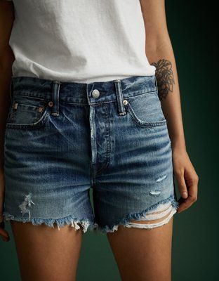 AE77 Classic Denim Short | American Eagle Outfitters (US & CA)