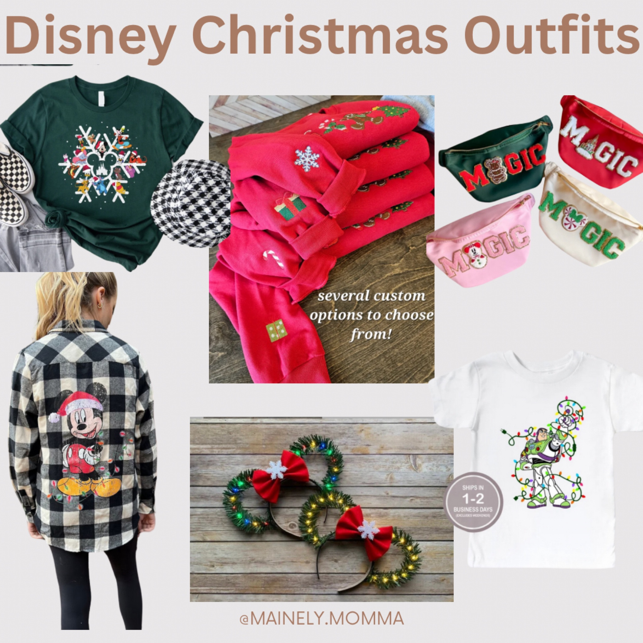 Disney Magic Christmas holiday outfits for families

#Disney #DisneyFamily #DisneyKids #DisneyOutfit #DisneyChristmas #Christmas #ChristmasOutfit #ChristmasDecorations #Accessories #Holiday #Seasonal #HolidayOutfit #Family #Kids #Toddlers #Babies #Children #Girls #Boys #Moms #Etsy #Custom #Santa #Mickey #MickeyMouse #MickeyMouseSanta #MickeySanta #Trends #Trending #BestSellers # #Favorites #Outfits #Fashion #Style #Travel #Travel #Vacation #VacationOutfits

#LTKSeasonal #LTKFamily #LTKHoliday