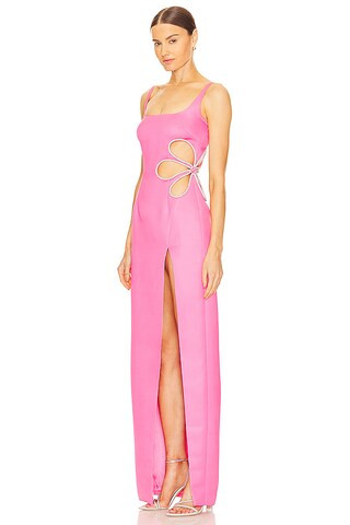 Bettina Dress in Flamingo Pink | Revolve Clothing (Global)