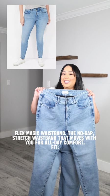 Lane Bryant Slimming Jeans wearing size 16 but I could definitely get away with a size 14 to see the real magic of the slimming effect 

#LTKVideo #LTKplussize