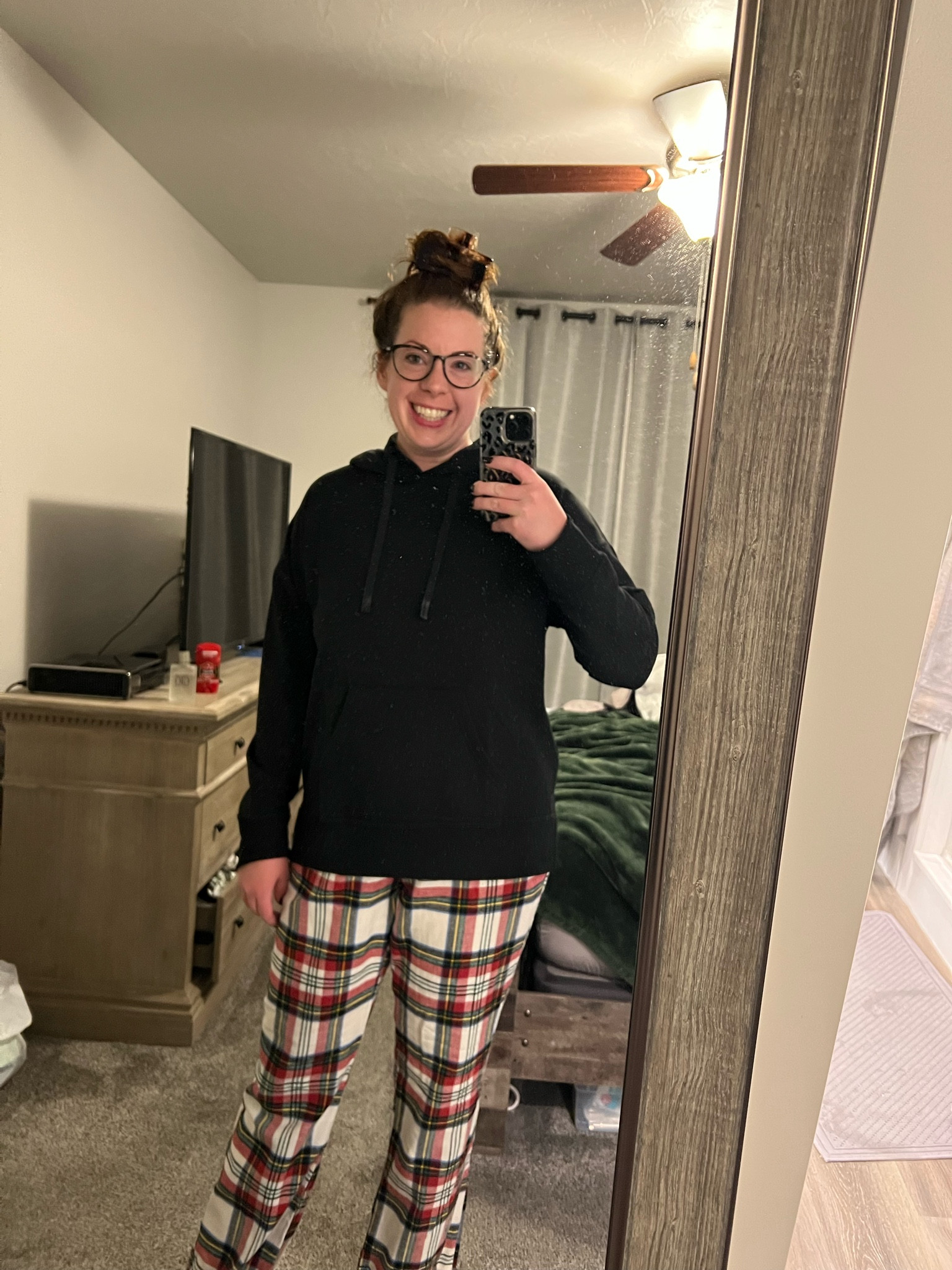 Grab your pajamas for Christmas morning! Love these pants from ON, I get a L. This hoodie from Walmart is perfection and comes in many colors. I’m in a L. 

#LTKmidsize #LTKsalealert #LTKHoliday