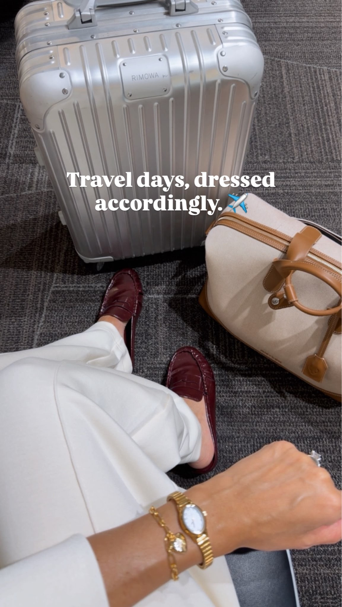 Elegant and comfortable travel outfit and accessories: very comfortable Amazon loafers, spacious and chic weekender bag, and s comfortable travel set

#LTKootd #LTKU #LTKTravel