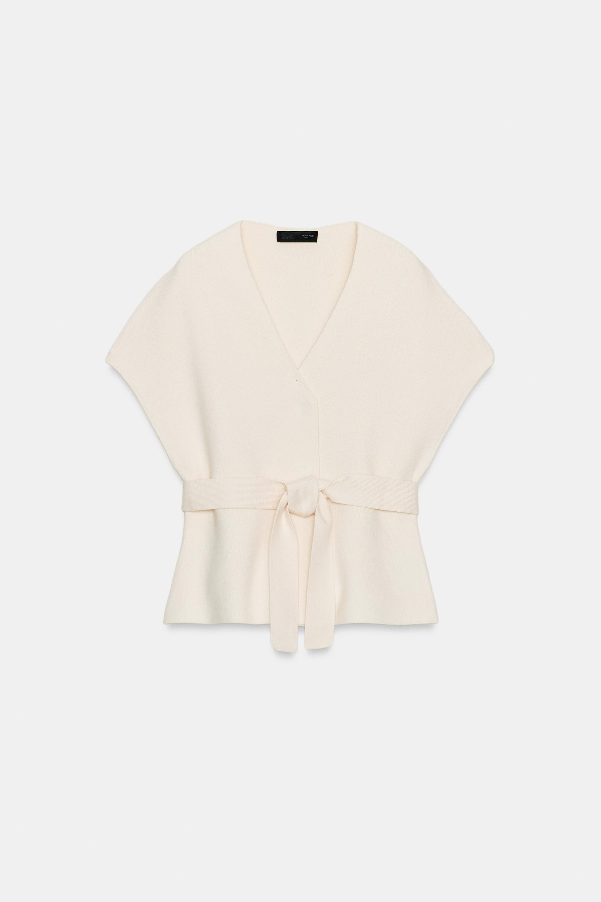 KNIT BELT VEST | Zara US