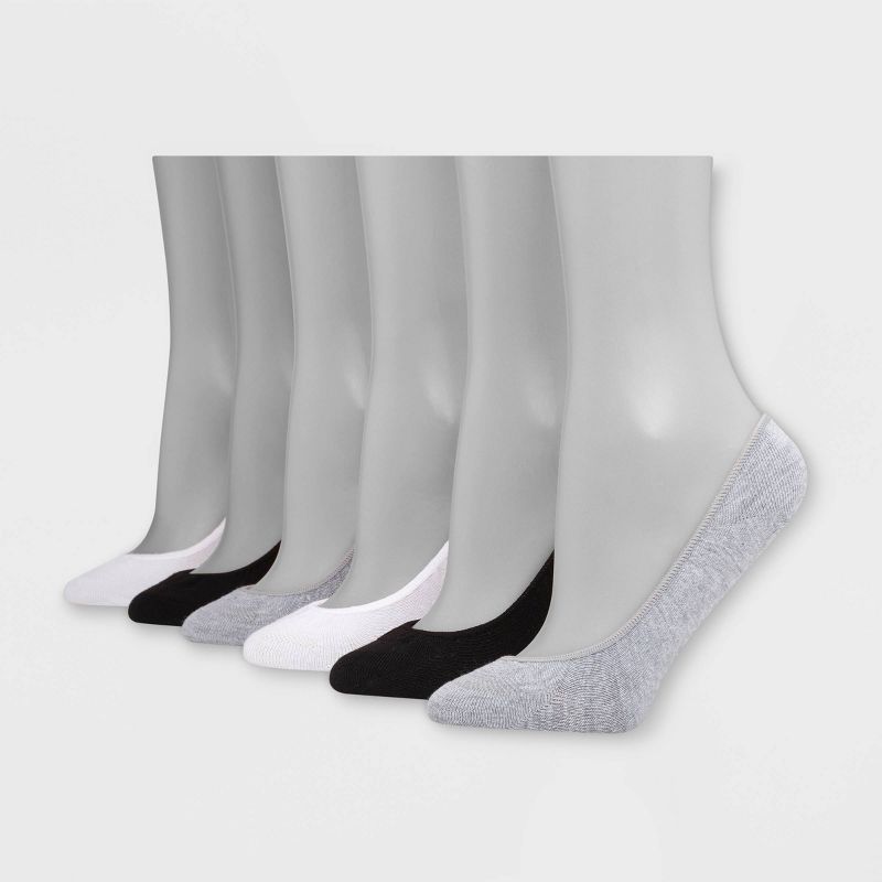 Hanes Women's Invisible Comfort 6pk Ballerina Liner Socks | Target