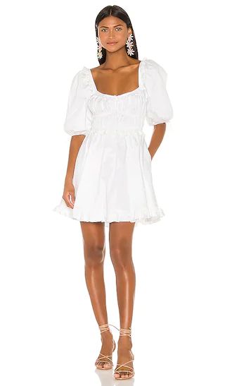 Jackson Mini Dress in Ivory | Revolve Clothing (Global)