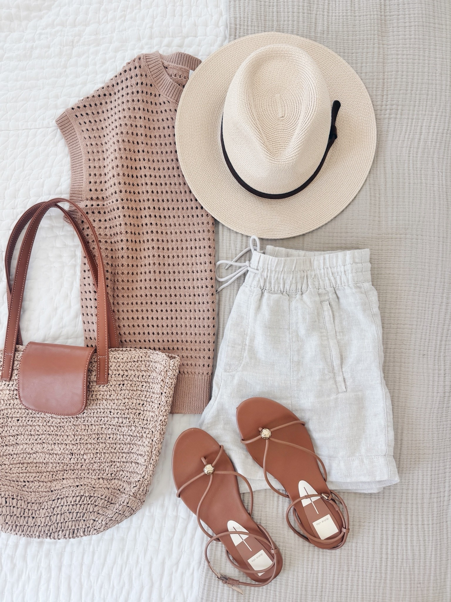 Everyday summer outfit. I have small in the shorts and top. Sandals true to size.

#LTKootd #LTKmomlife #LTKOver40