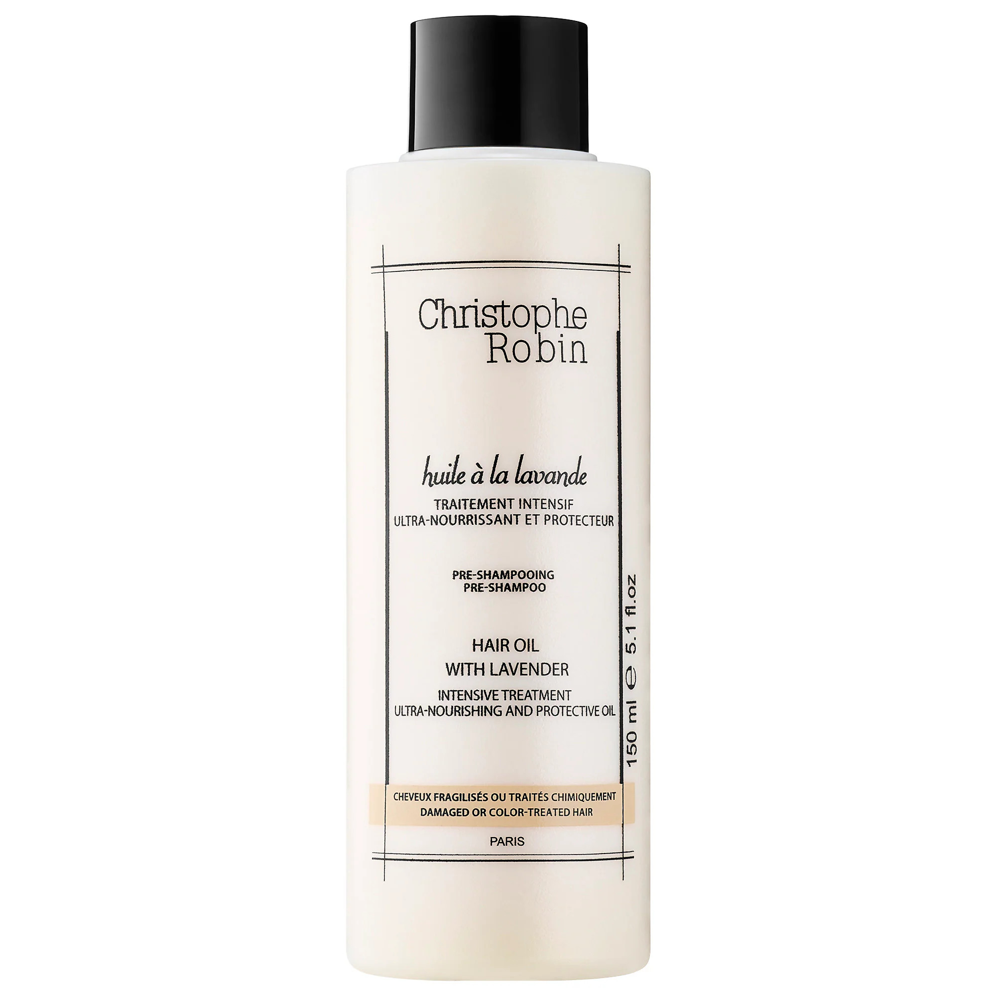 Christophe Robin Moisturizing Hair Oil with Lavender 5.1 oz | Sephora (US)