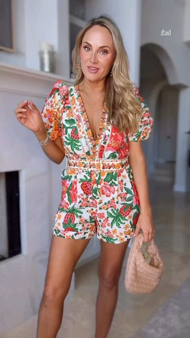 Summer romper I'm loving from Bloomingdale's wearing a size small perfect year of next vacation

#LTKOver40 #LTKFindsUnder100 #LTKSaleAlert