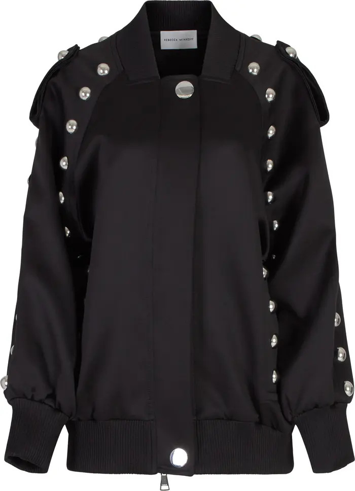 Dylan Stud Detail Bomber Jacket | Nordstrom Rack