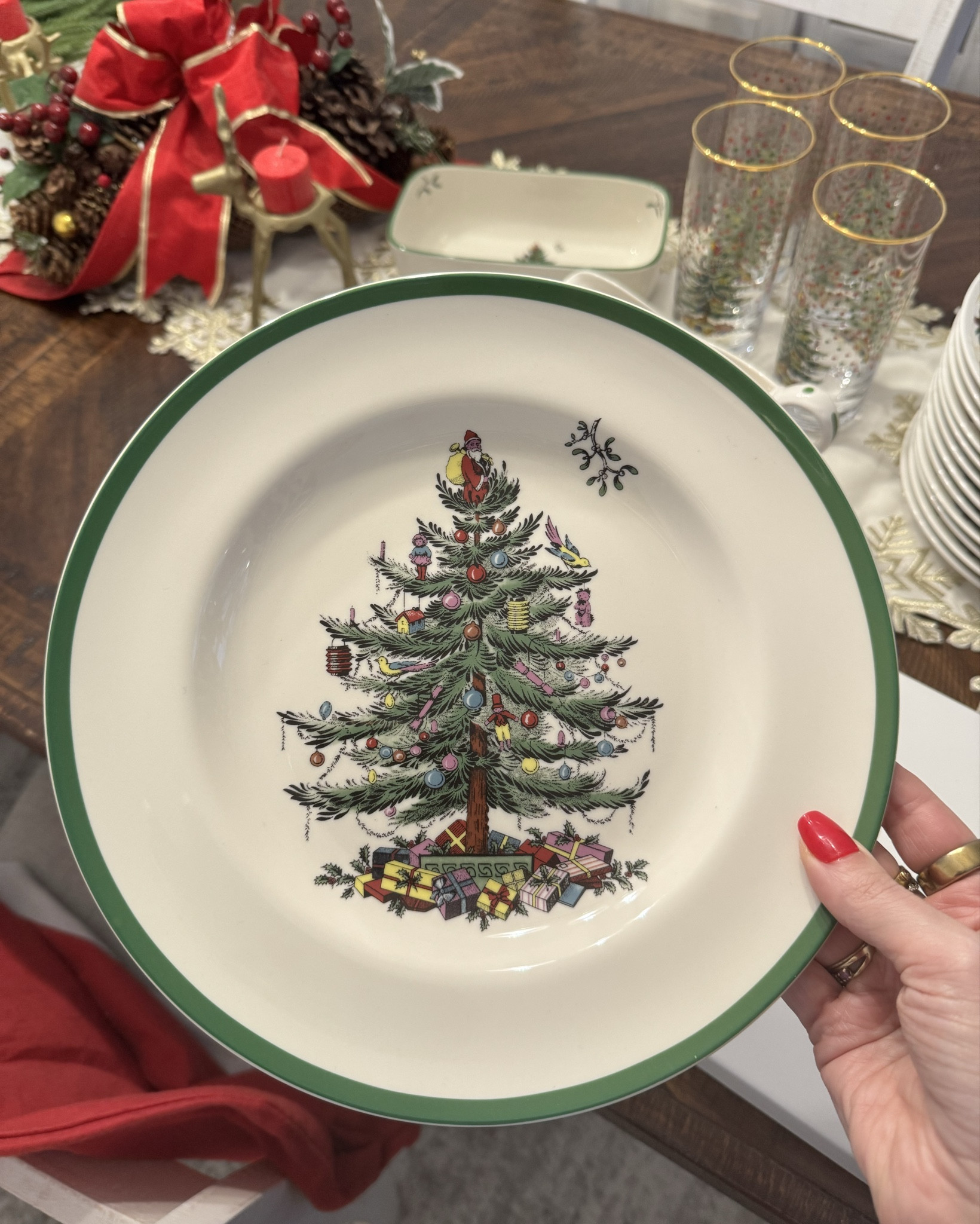 SPODE Christmas Dinnerware | plates cups gravy boat server | holiday tableware 

#LTKSaleAlert #LTKHoliday #LTKSeasonal