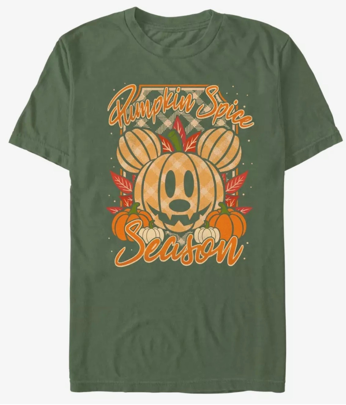 Mickey pumpkin t shirt Halloween Disney 