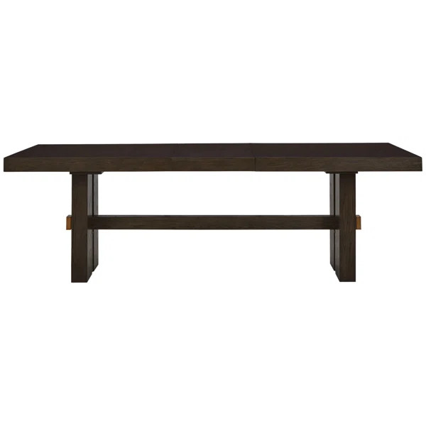 Burkhaus Extendable Solid Oak Dining Table | Wayfair North America