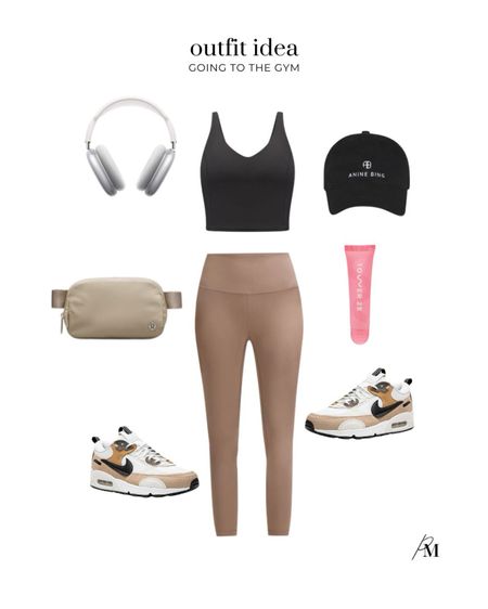 Workout outfit idea. I love the Lululemon Align leggings and tank. Pair with a neutral Nike sneaker and belt bag to complete the look. 

#LTKStyleTip #LTKSeasonal #LTKFitness