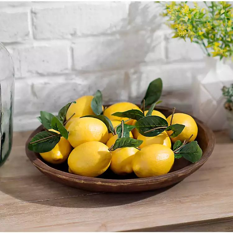 Decorative Lemons, Set of 12 | Kirkland's Home