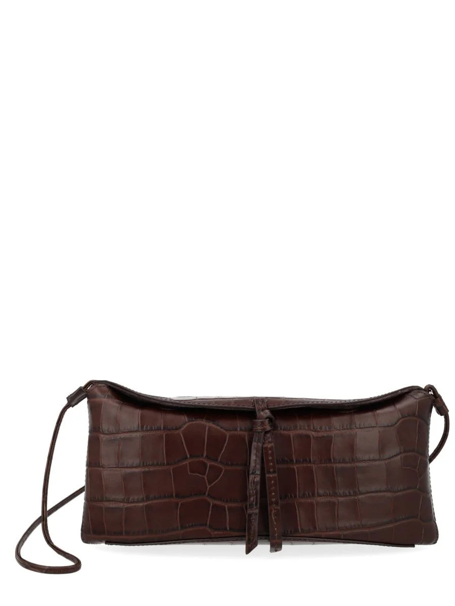 Staud Embossed Flap Shoulder Bag | Cettire Global
