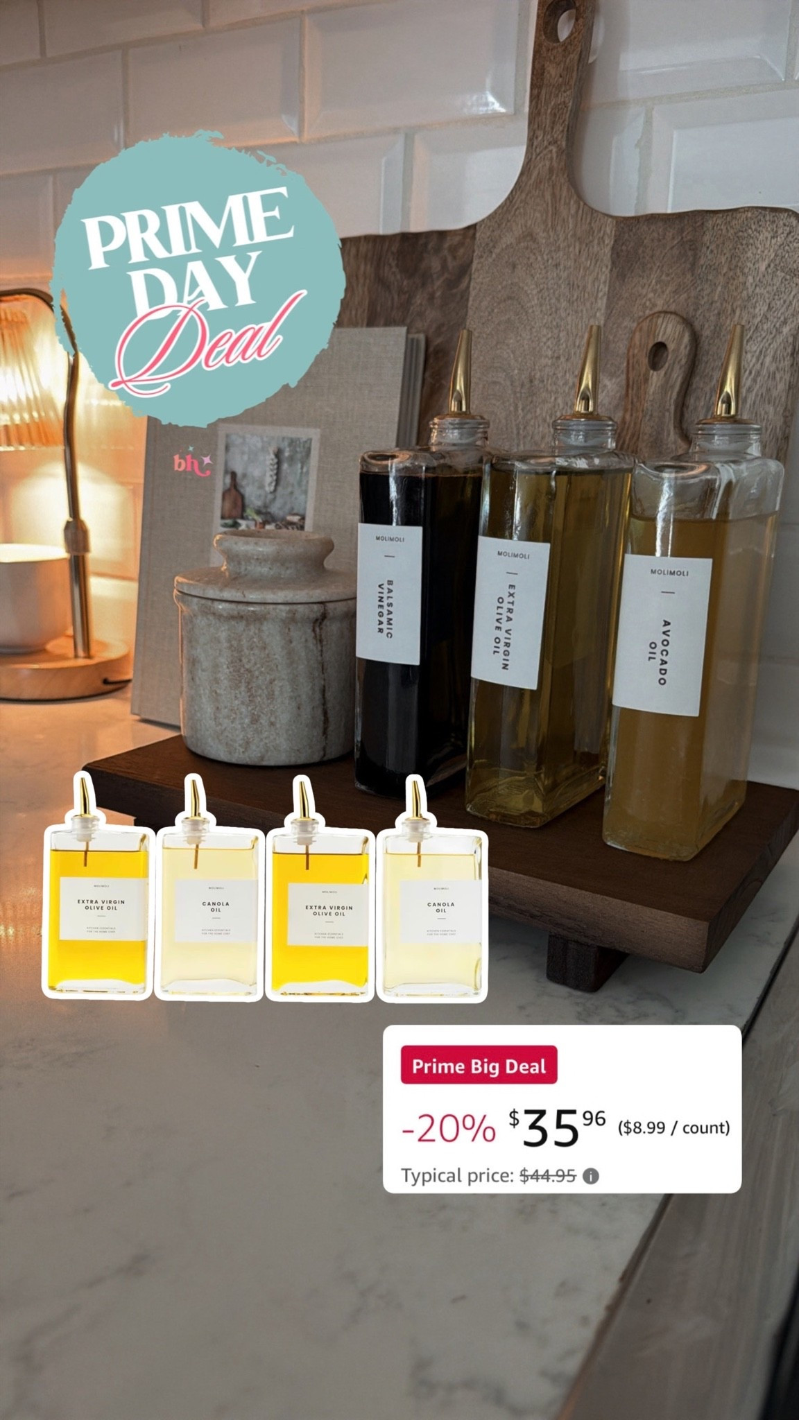 These oil containers totally elevate your counters and are on sale now!


Sale alert, kitchen, olive oil, kitchen decor, kitchen tools, organization, home finds, britt horton

#LTKHome