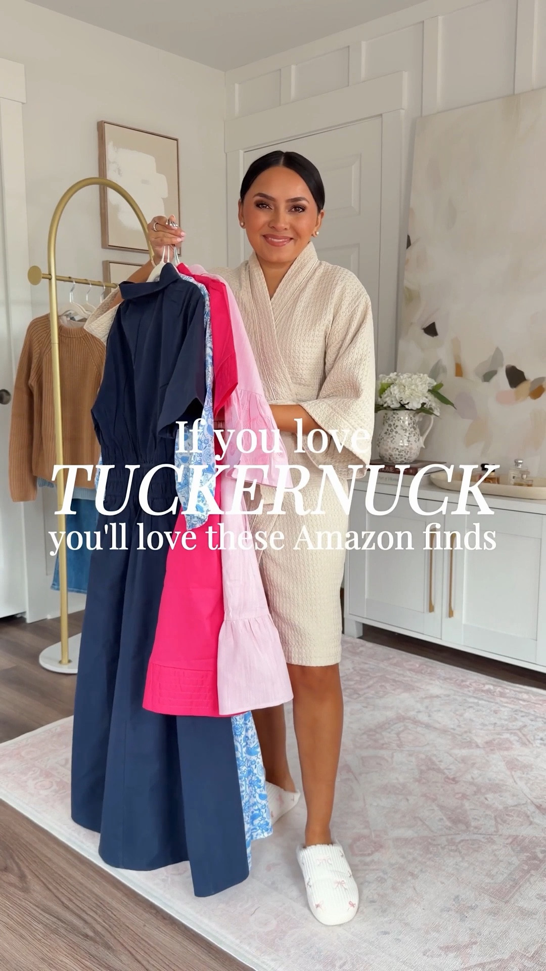 Amazon spring dresses that look like Tuckernuck!
For reference: I’m 5’0, 32b bra size, and 2/26 in bottoms, pear shaped. 
*Everything I share is unaltered! TTS means true to size. Between size 5-6.5 in shoes

Wearing a size small in every dress - TTS 
Clear heels size 5 TTS 

#LTKootd #LTKPetite #LTKgrwm