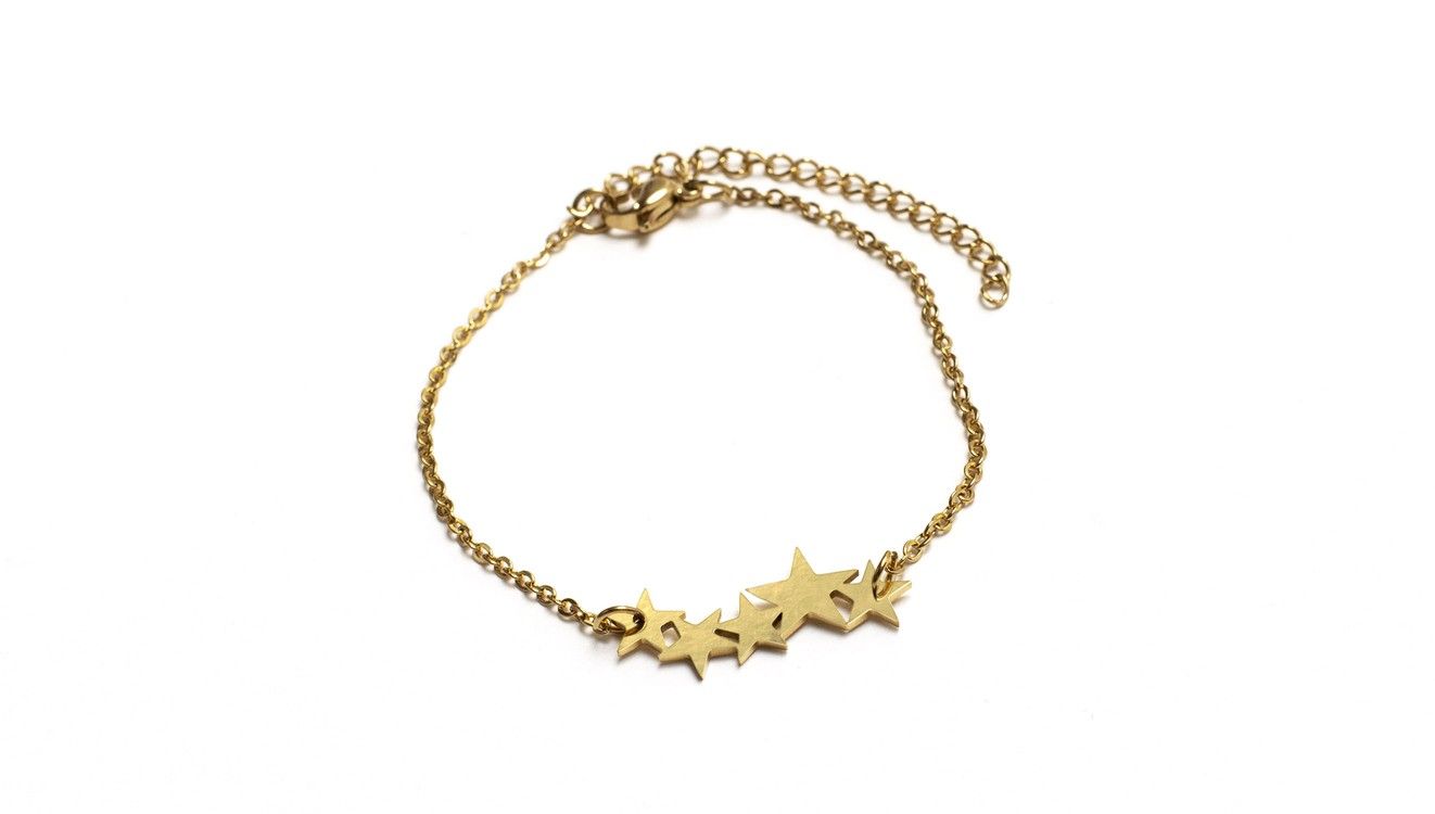 Golden Star Chain Bracelet | Callie Danielle