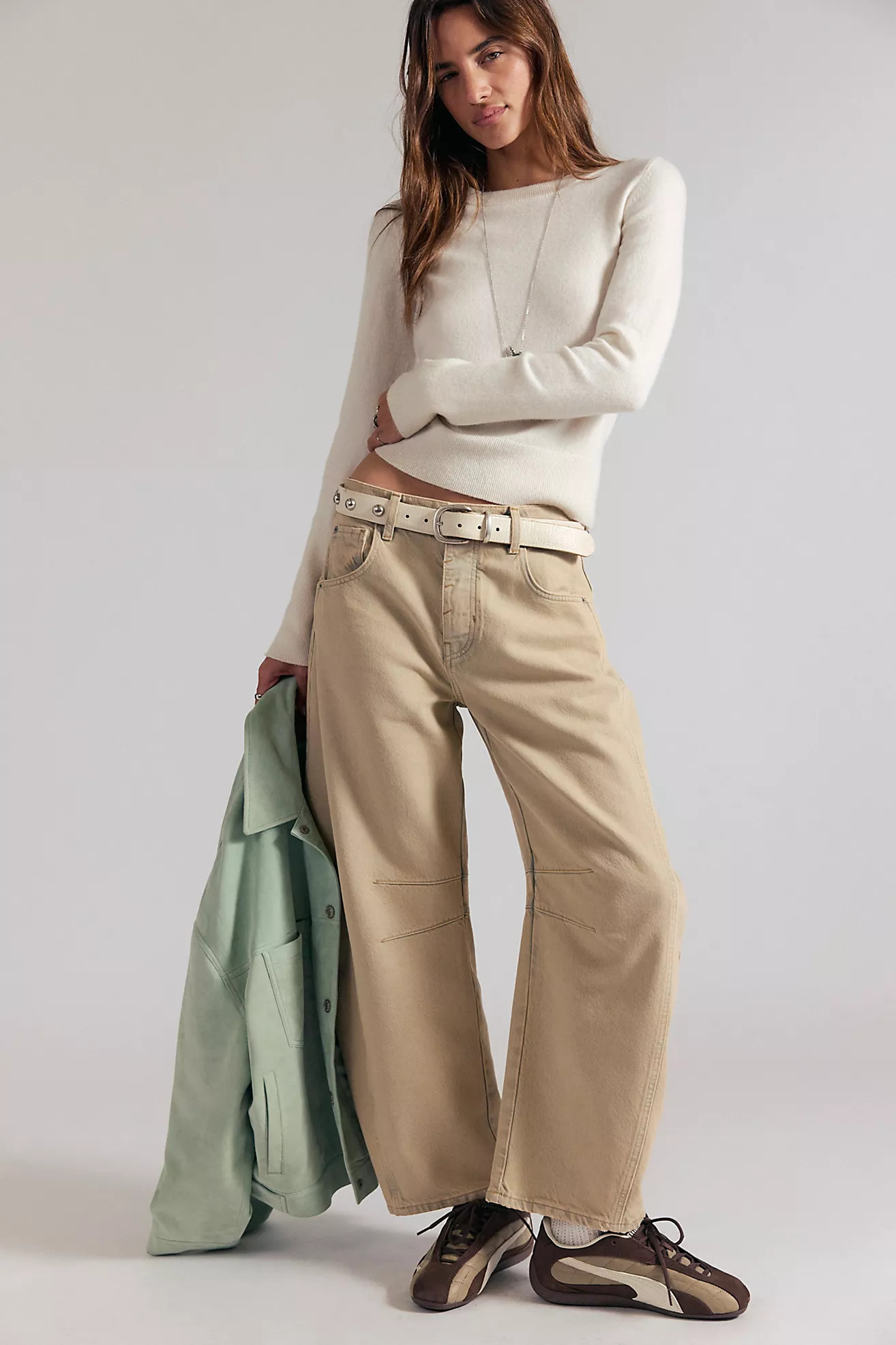 We The Free Good Luck Mid-Rise Barrel Jeans | Free People (Global - UK&FR Excluded)