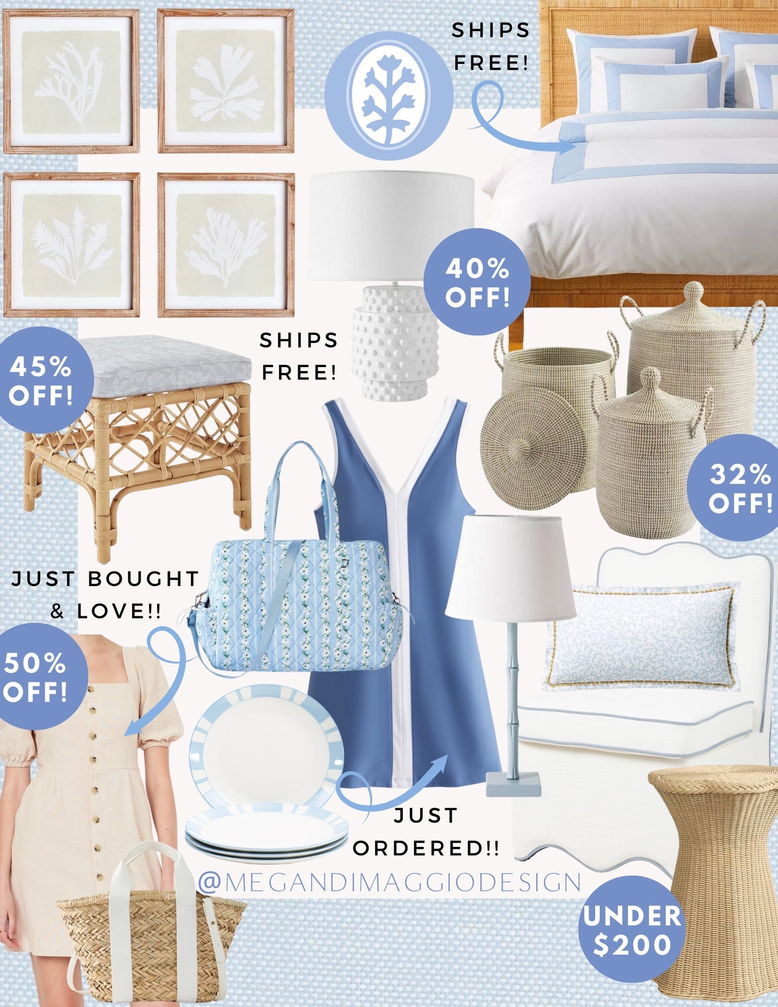 SAVE up to 72% OFF & score free shipping on tons of gorgeous coastal home finds on sale right now!! 😍🙌🏻🏃🏼‍♀️

Plus several new arrivals that are already going fast, like this white scalloped chair with pretty blue piping!! How beautiful is this neutral coastal wall art set?!! And I have & love this linen button down dress that’s now 50% OFF!! 👏🏻 even more deals linked 🤍

#LTKSaleAlert #LTKFindsUnder50 #LTKHome