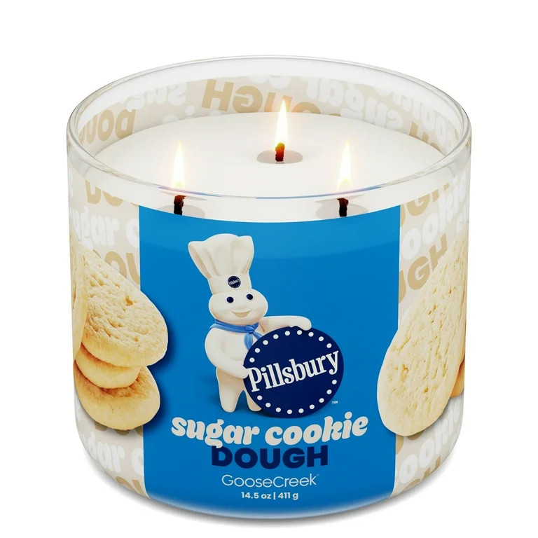 Goose Creek 3-Wick Pillsbury Sugar Cookie Dough Scented Jar Candle, 14.5oz. | Walmart (US)