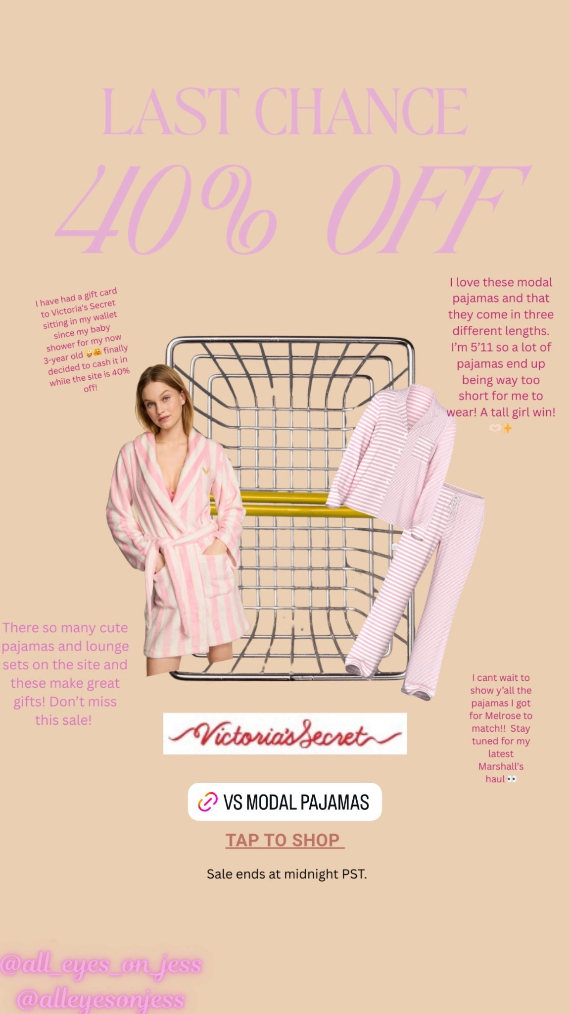 Could not pass up these modal pajamas from Victoria’s Secret. follow to see my Marshall’s haul with some matching ones for Melrose. 🫶🏻

#LTKHoliday #LTKFindsUnder50 #LTKGiftGuide