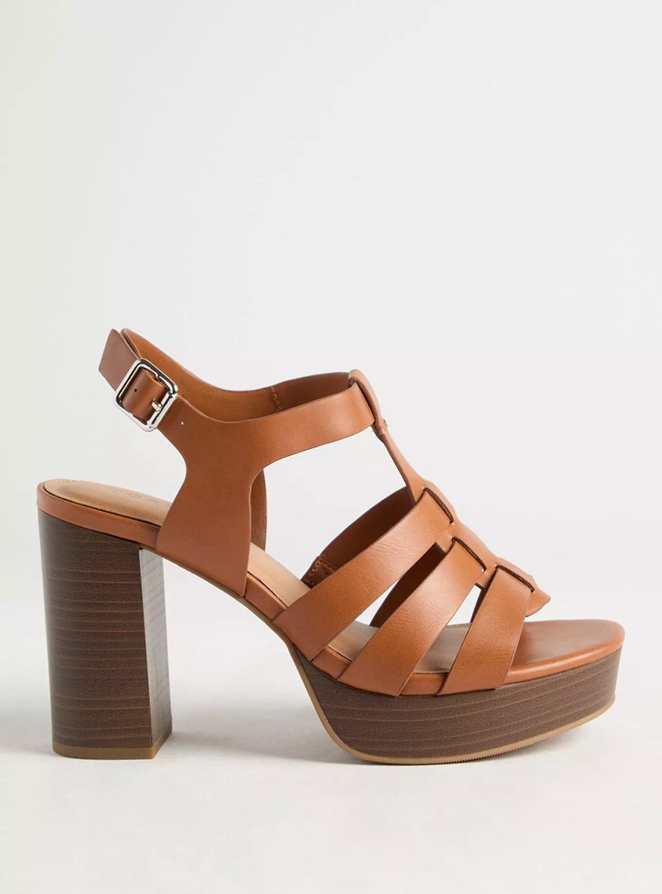 Fisherman Block Heel Sandal (WW) | Torrid (US & Canada)