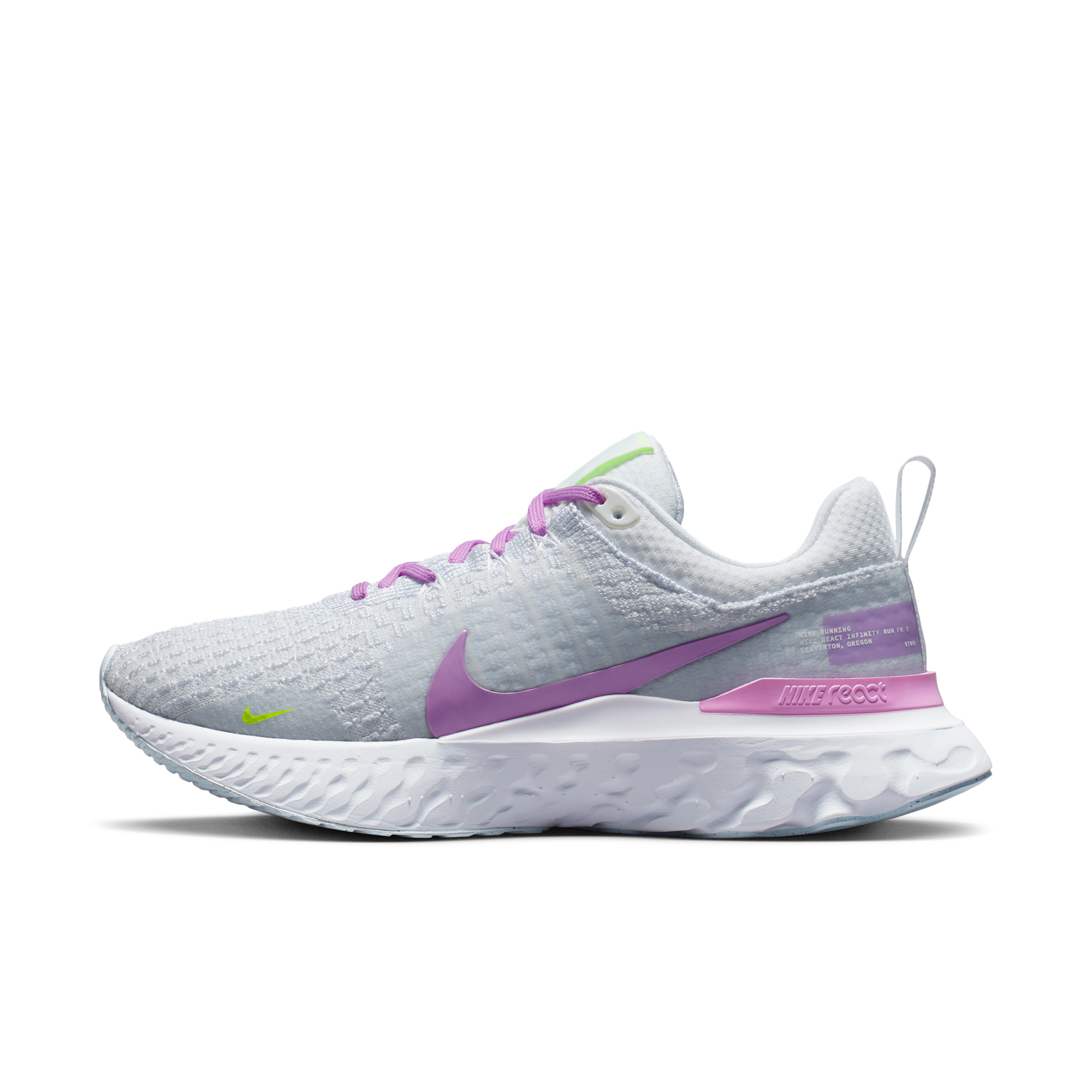 Nike Women's React Infinity 3 Road Running Shoes in White, Size: 12 | DZ3016-100 | Nike (US)