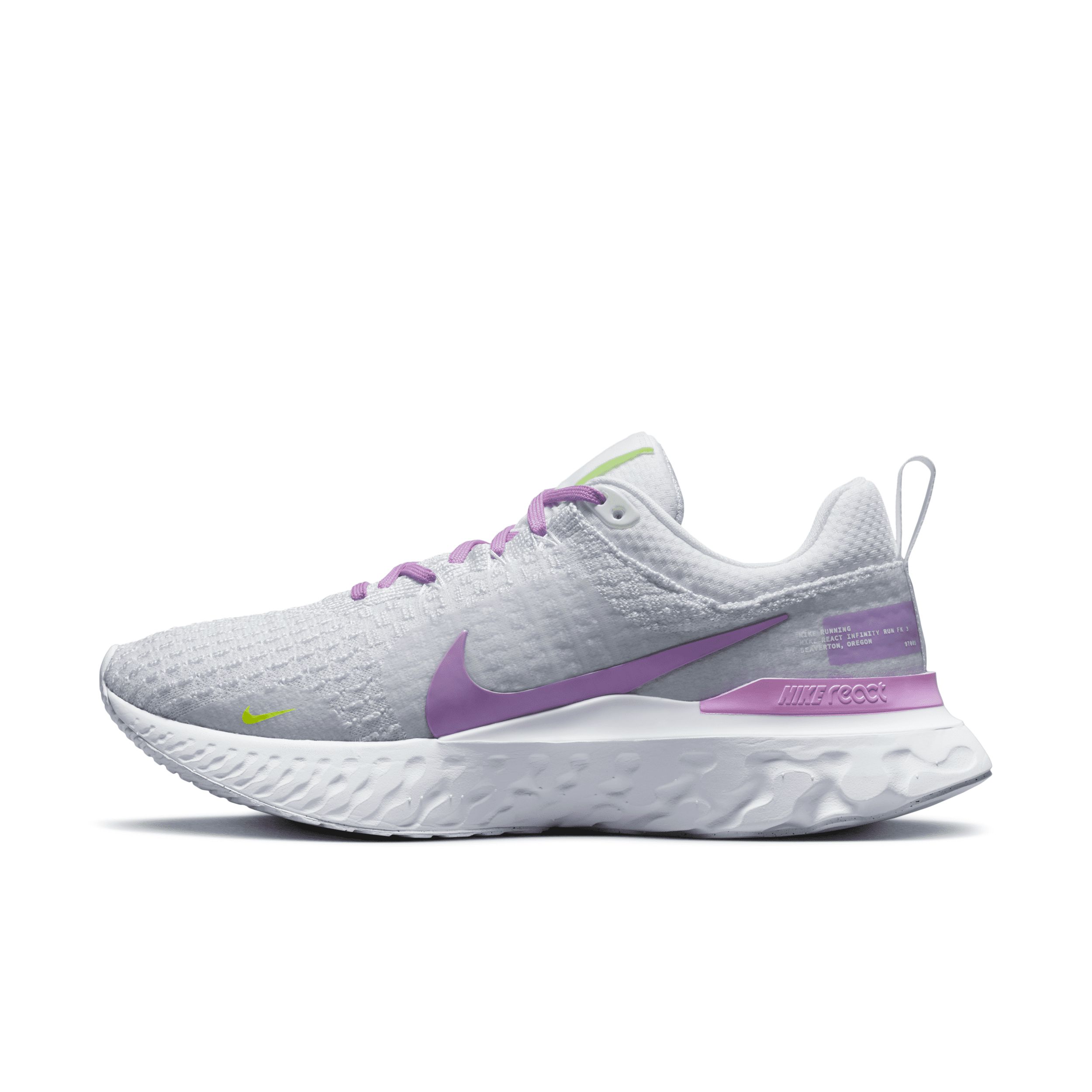 Nike Women's React Infinity 3 Road Running Shoes in White, Size: 12 | DZ3016-100 | Nike (US)