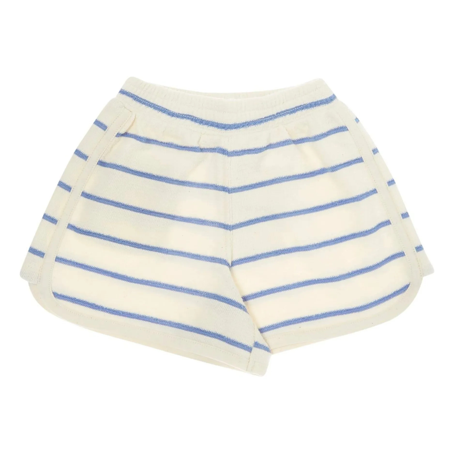 Terry Stripe Short | Ecru | Smallable