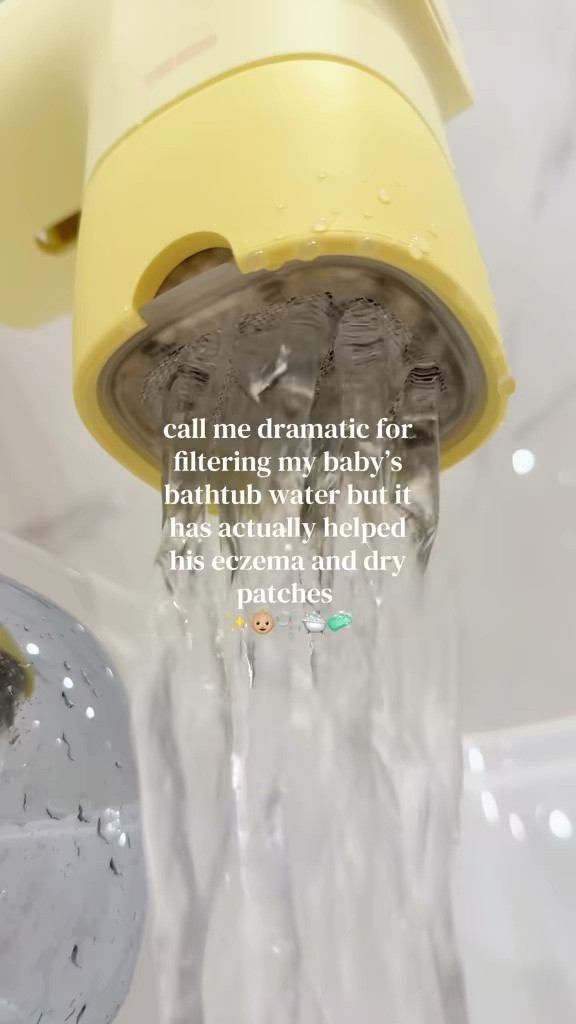 HIS skin has literally never been softer & im sorry if I can remove the chlorine and hard materials in our bath so his delicate baby skin can be safe so be it. Ill forever protect my babies with anything I can 🥺

#eczema #eczemaflareup #babyeczema #waterfilter #skincare #babycare #chlorinefree #sensitivebaby #healthybath

#LTKKids #LTKBump #LTKBaby