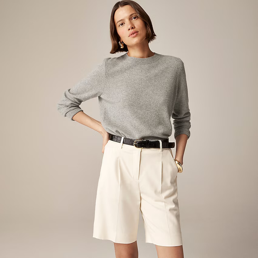Cashmere classic-fit crewneck sweater | J. Crew US