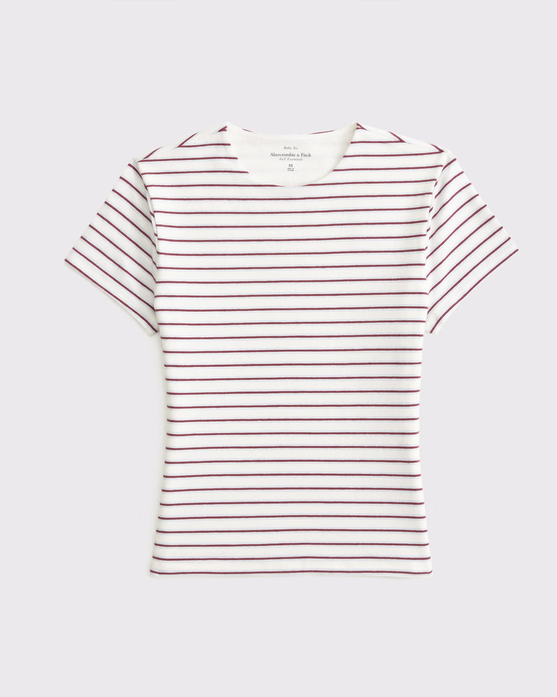 Women's Double-Lined Baby Tee | Women's Tops | Abercrombie.com | Abercrombie & Fitch (US)