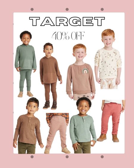 Last chance! 40% off toddler apparel at Target!

Target kids, toddler boy, boy fashion, neutral style 

#LTKfamily #LTKkids #LTKsalealert