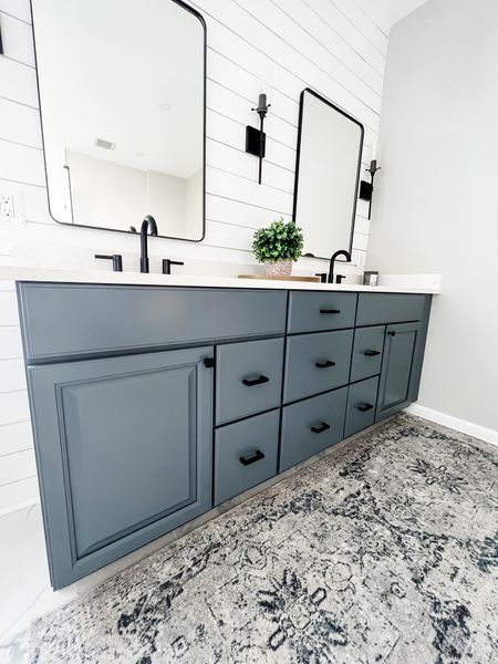 Master bathroom renovation
Vanity
Mirror
Lights
Rug
Runner 

#LTKunder50 #LTKsalealert #LTKhome